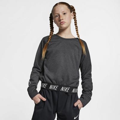 Nike Girls Reversible Pullover - Black/Heather - main image