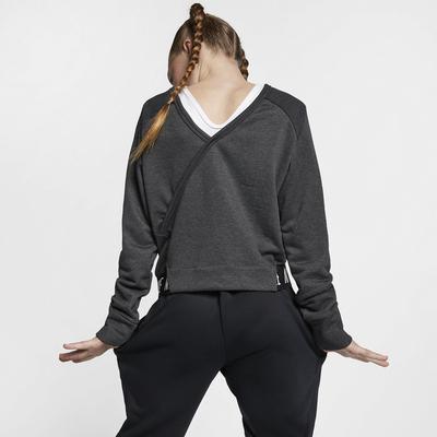 Nike Girls Reversible Pullover - Black/Heather - main image