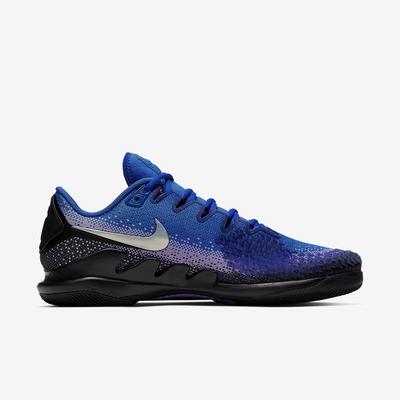 Nike Mens Air Zoom Vapor X Knit Tennis Shoes - Black/Racer Blue/Atomic 