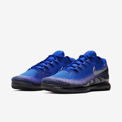 Nike Mens Air Zoom Vapor X Knit Tennis Shoes - Black/Racer Blue/Atomic  - main image