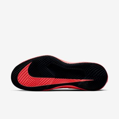 Nike Mens Air Zoom Vapor X Knit Tennis Shoes - Black/Grey/Hot Lava ...