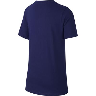 Nike Boys Embroidered Swoosh Tee - Blue Void - main image
