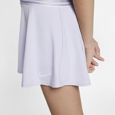 Nike Girls Dri-FIT Tennis Skort - Oxygen Purple/White - main image