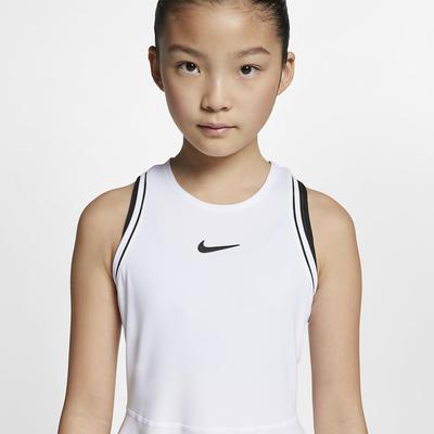 Nike Girls Dry Tennis Dress - White - main image