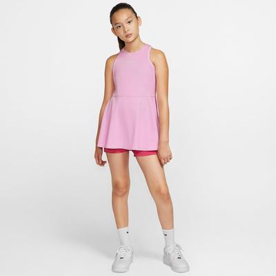 Nike Girls Dry Tennis Dress - Pink Rise - main image