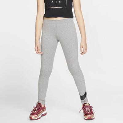 Nike Girls Sportwear Tights - Carbon Heather - main image