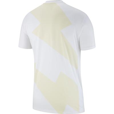 Nike Mens Rafa Tennis T-Shirt - White/Light Carbon - main image