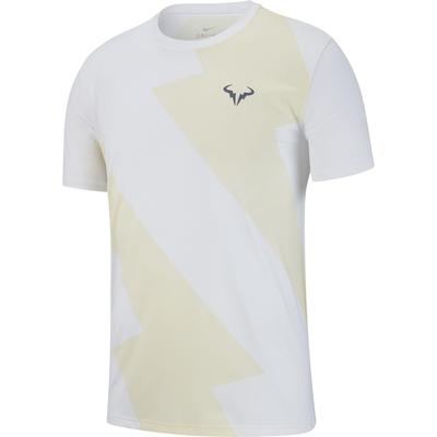 Nike Mens Rafa Tennis T-Shirt - White/Light Carbon - main image