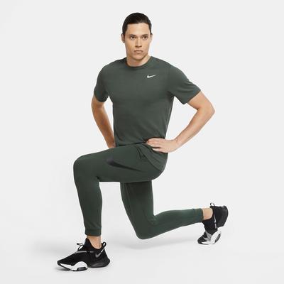 Nike Mens Dri-FIT Training Top - Khaki/White - main image