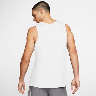 Nike Mens Dri-FIT Training Tank - White/Black - main image
