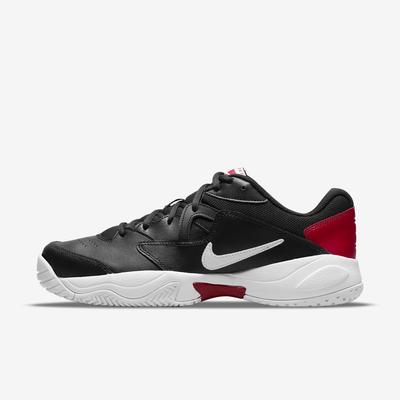 Nike Mens Court Lite 2 Tennis Shoes - Black/Gym Red - main image