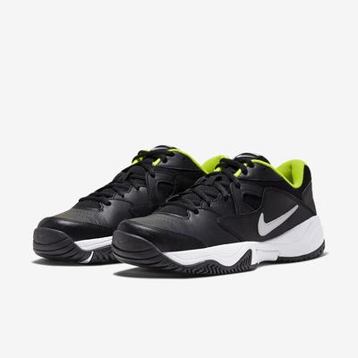 Nike Mens Court Lite 2 Tennis Shoes - Black/Volt - main image