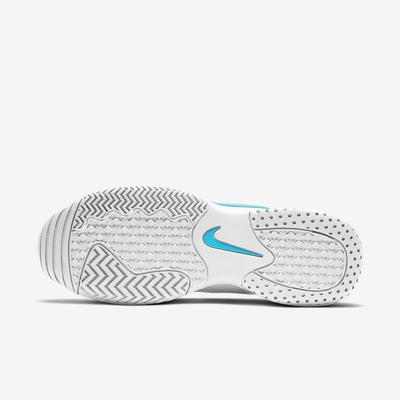 Nike Mens Court Lite 2 Tennis Shoes - White/Chlorine Blue - main image