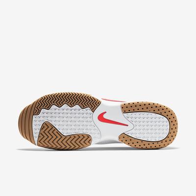 Nike Mens Court Lite 2 Tennis Shoes - White/Laser Crimson/Gridiron - main image