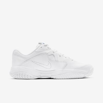 Nike Mens Court Lite 2 Tennis Shoes - White/Blue
