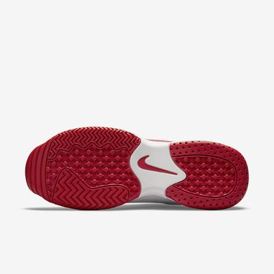 Nike Mens Court Lite 2 Tennis Shoes - White/Red - main image