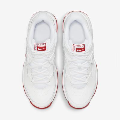 Nike Mens Court Lite 2 Tennis Shoes - White/Red - main image