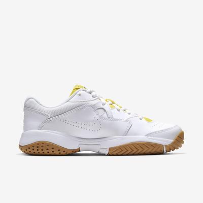 Nike Womens Lite 2 Tennis Shoes - White/Optic Yellow - main image