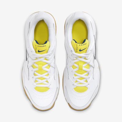 Nike Womens Lite 2 Tennis Shoes - White/Optic Yellow - main image