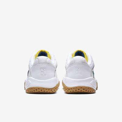 Nike Womens Lite 2 Tennis Shoes - White/Optic Yellow - main image