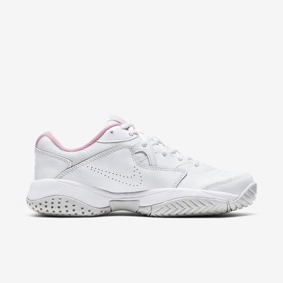 Nike Womens Lite 2 Tennis Shoes - White/Foam Pink - main image