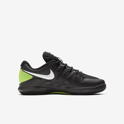 Nike Kids Vapor X Tennis Shoes - Black/White/Volt - main image