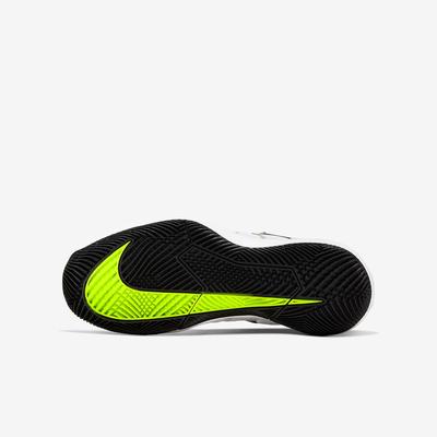 Nike Kids Vapor X Tennis Shoes - White/Black/Volt - main image