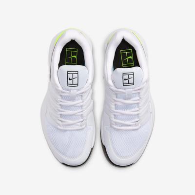 Nike Kids Vapor X Tennis Shoes - White/Black/Volt - main image