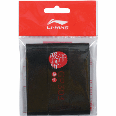 Li-Ning GP303 Overgrip (3 Pack) - Black - main image