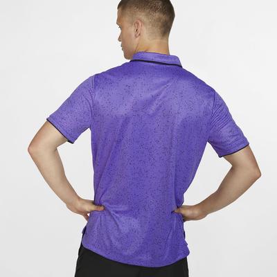 Nike Mens Dri-FIT Printed Tennis Polo - Psychic Purple - main image