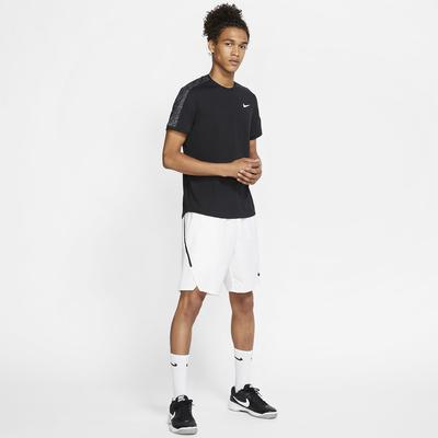 Nike Mens Dri-FIT Graphic Tennis Top - Black - main image