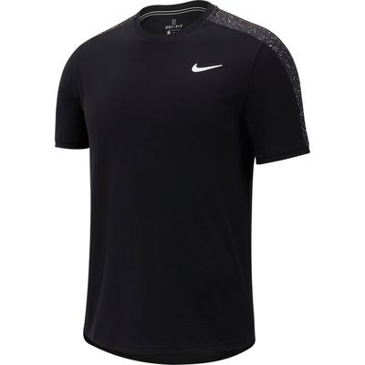 Nike Mens Dri-FIT Graphic Tennis Top - Black - main image
