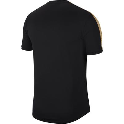 Nike Mens Dri-FIT Graphic Tennis Top - Black/Metallic Gold - main image