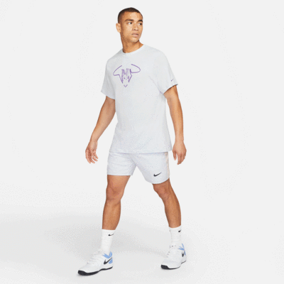 Nike Mens Dri-FIT Rafa Shorts - Football Grey/Thunder Blue