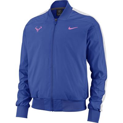 Nike Mens Rafa Tennis Jacket - Game Royal/China Rose