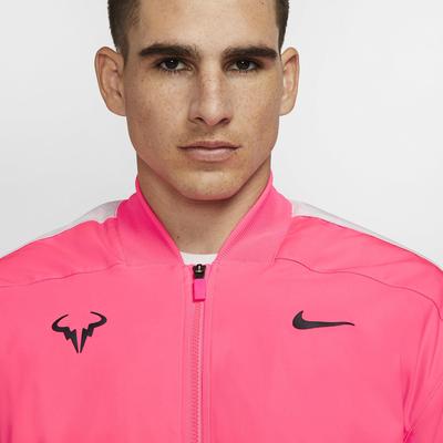 Nike Mens Rafa Tennis Jacket - Digital Pink/Gridiron - main image