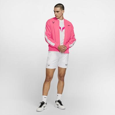 Nike Mens Rafa Tennis Jacket - Digital Pink/Gridiron