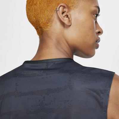 Nike Womens Slam Tank Top - Off Noir/Court Purple - main image