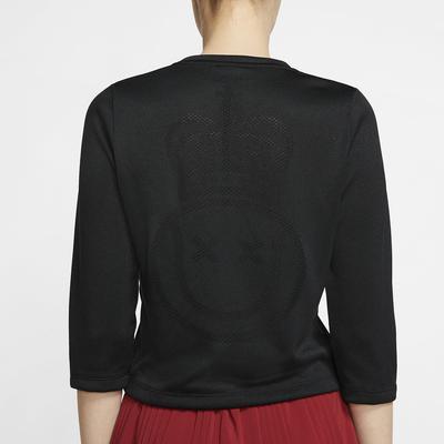 Nike Womens Tennis Cardigan - Black - main image