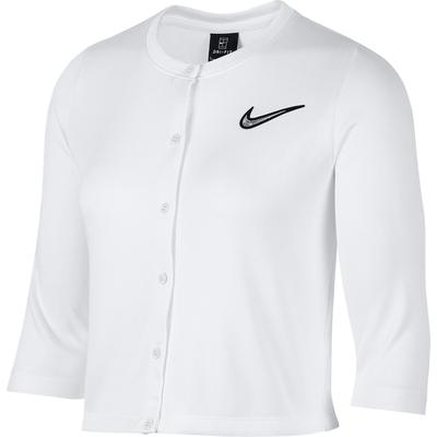 Nike Womens Tennis Cardigan - White - main image