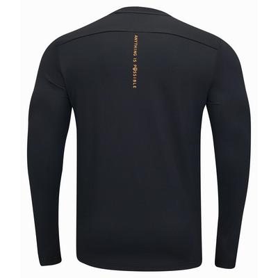 Li-Ning Mens Sport Long Sleeve Top - Black - main image