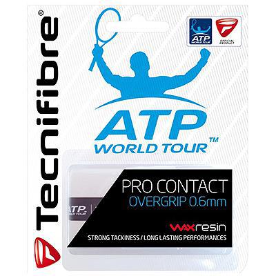 Tecnifibre ATP Pro Contact Overgrips (Pack of 3) - White