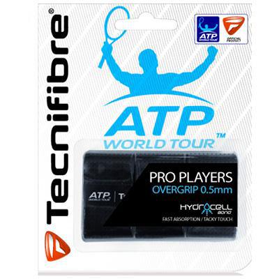 Tecnifibre ATP Pro Players Wrap (Pack of 3) - Black - main image