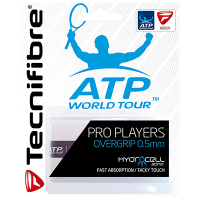 Tecnifibre ATP Pro Players Wrap (Pack of 3) - White - main image