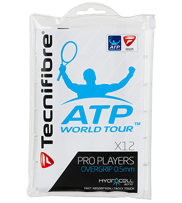 Tecnifibre ATP Pro Players Wrap (Pack of 12) - White - main image