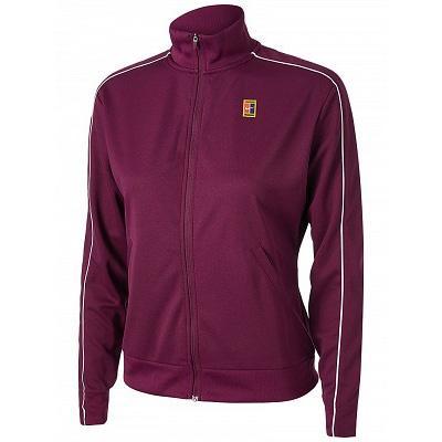 Nike Womens Court Tennis Jacket - Bordeaux/White - main image