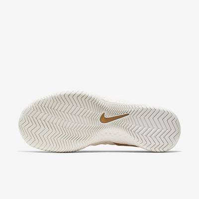 Nike Womens Flare 2 Tennis Shoes - Phantom/Metallic Gold - main image