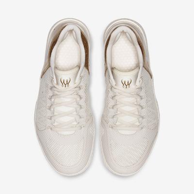 Nike Womens Flare 2 Tennis Shoes - Phantom/Metallic Gold