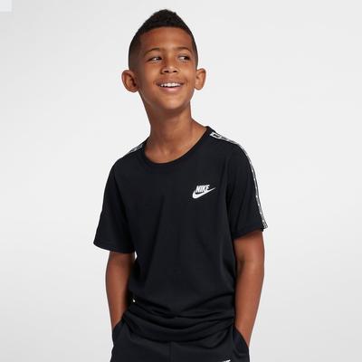 Nike Boys Sportswear T-Shirt - Black/White - main image