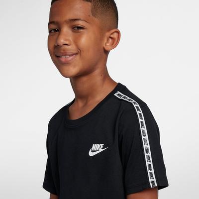 Nike Boys Sportswear T-Shirt - Black/White